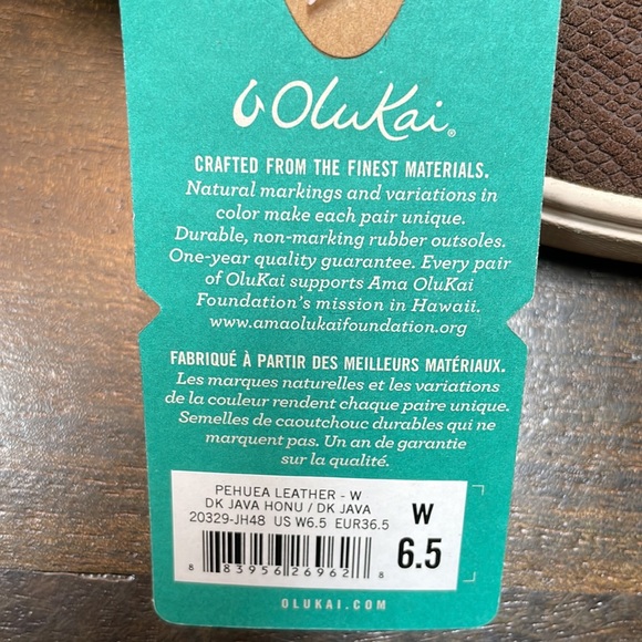 Olukai Pehuea Leather shoes - Picture 4 of 6